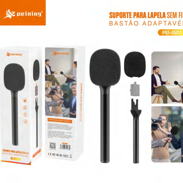 SUPORTE DE MICROFONE SEM FIO
