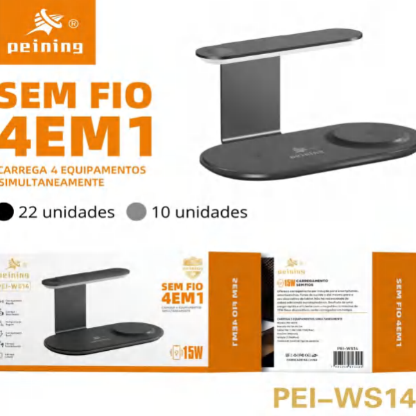CARREGADOR INDUCAO 4 IN 1