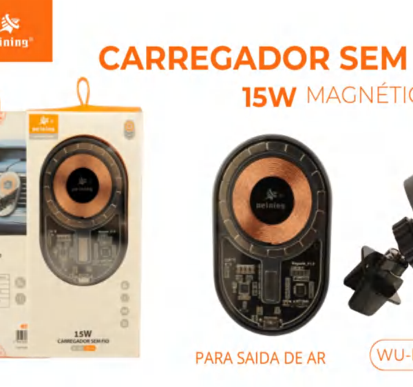 CARREGADOR MAG SEM FIO VEICULAR