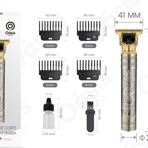 MAQUINA DE CORTE DE CABELO E BARBA