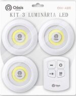 KIT 3 LUMINARIAS LED - Imagem 2