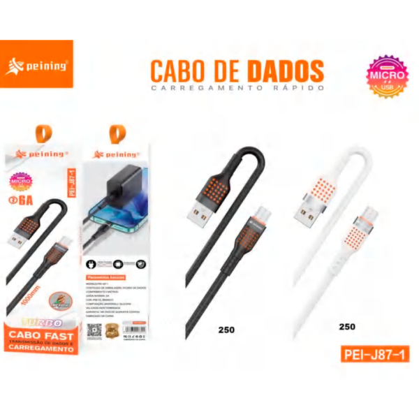 1M CABO DE DADOS USB/V8