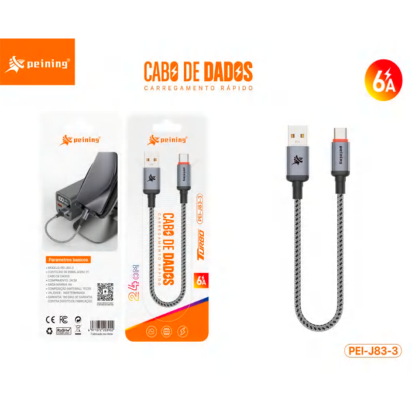 24CM CABO DE DADOS USB/TPC