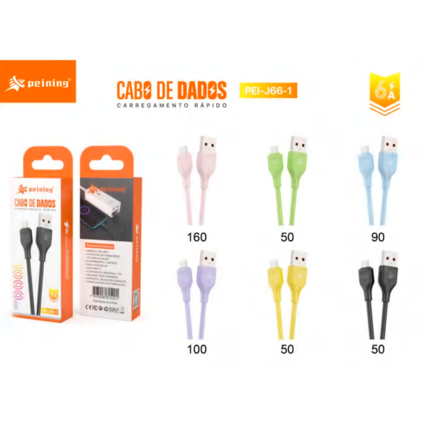 1M CABO DE DADOS USB/V8