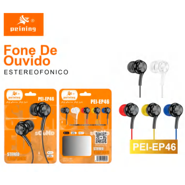 FONE DE OUVIDO P2