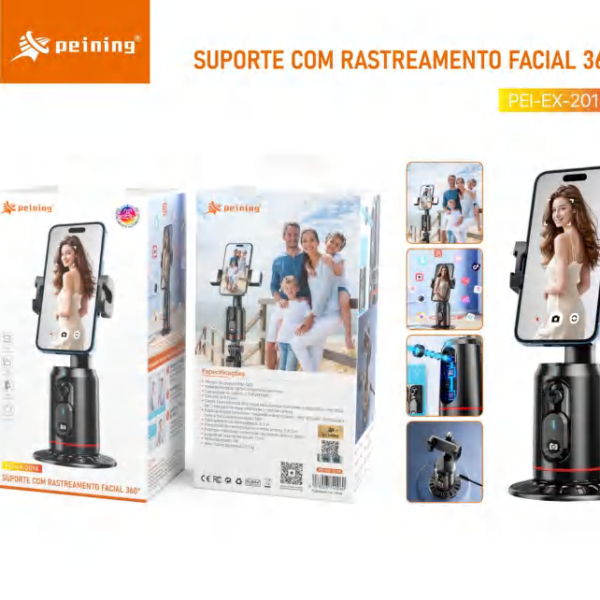 SUPORTE COM RASTREAMENTO FACIAL