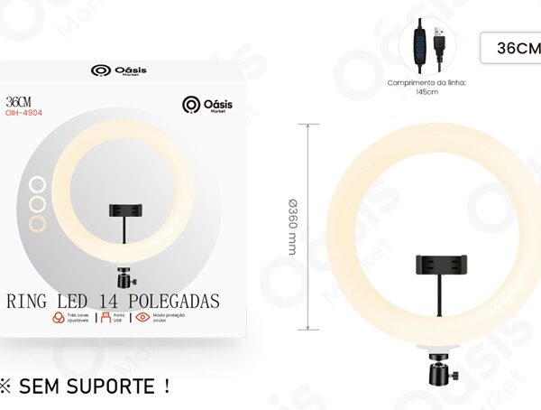 RING LED 14 POLEGADAS