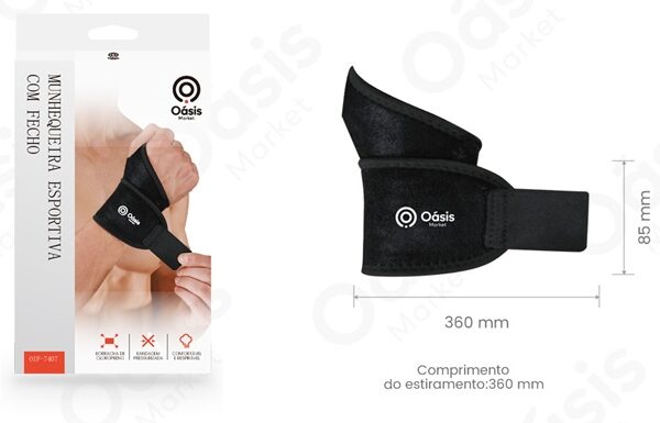MUNHEQUEIRA ESPORTIVA COM FECHO