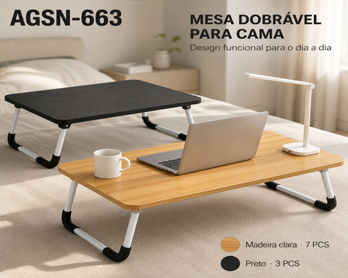 Suporte para notebook e leitura