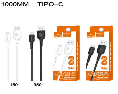 LE-2012-TYPE-C-1.jpg Cabo Carregador USB TYPE C - Imagem 1