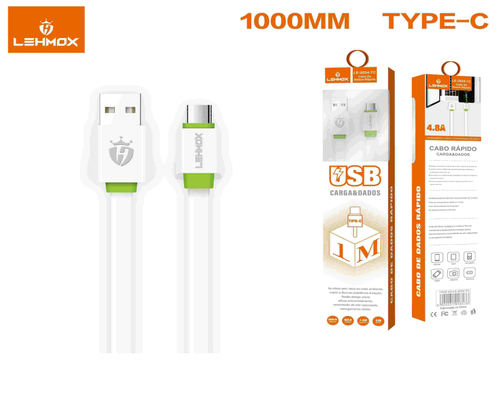 Cabo Carregador USB Tipo C