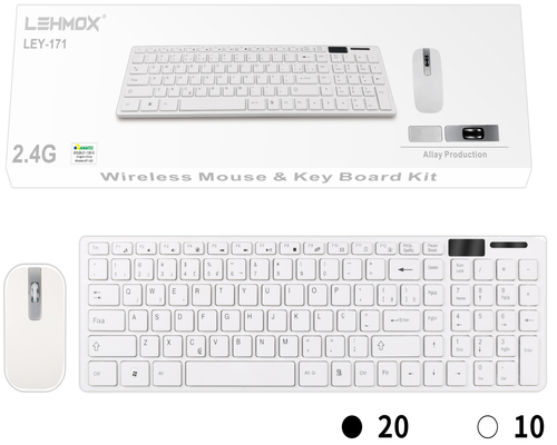 Kit teclado sem Fio com Mouse