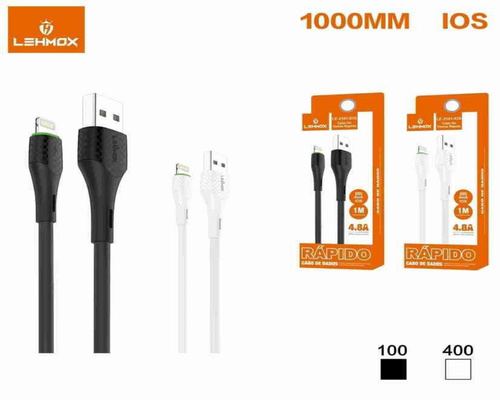 Cabo Carregador USB IOS