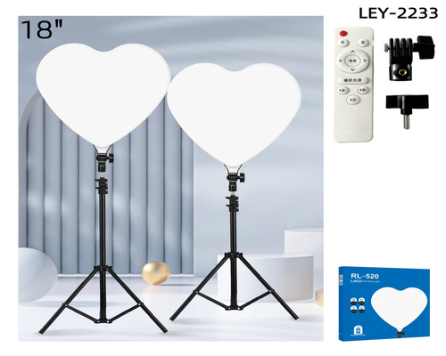 LEY-2233-1.jpg Ring Light Coração 18" Polegadas - Imagem 1