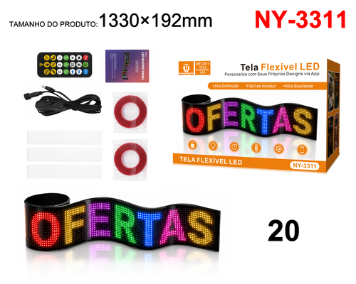 Tela LED Flexivel
