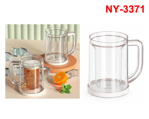 Caneca De Plástico De Dupla Camada Externa