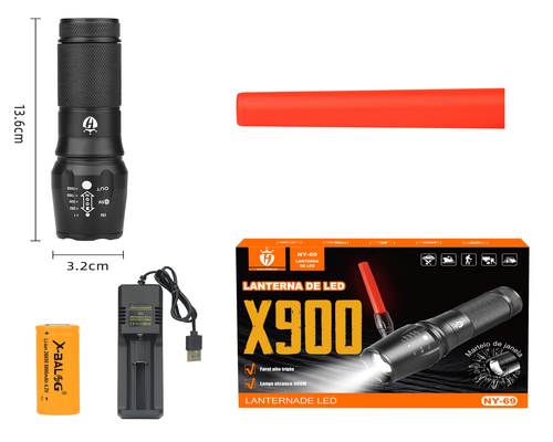 Lanterna Tatica LED Recarregavel