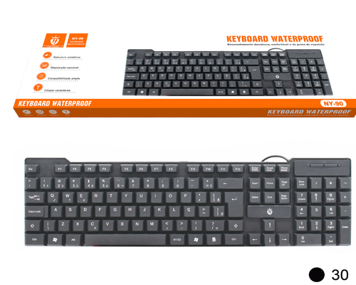 Teclado com fio